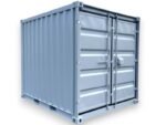 Container 10 Piedi Nuovo Ral 7035 Acciaio Grecato Legno Marino - immagine 2