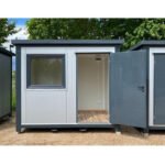 Contenitore Modulare 3×2,40 M Grigio con Isolamento Termico