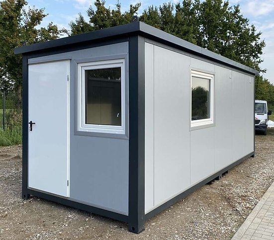 1_68a0703f-7ffd-4f90-9efc-4d9e898f6898.jpg Contenedores Ejido Modulo Contenitore 6×2,40 m Grigio con WC e Cucina - immagine 1