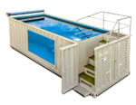Contenedores Ejido Piscina Panoramica Autoportante 6,05 × 2,44 m