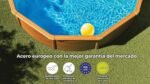 Piscina Elevata Redonda Aspecto Madera 300 x 120 cm - immagine 2