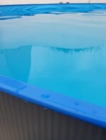 Contenedores Ejido Piscina a Parete Acciaio 350x120 cm Antracita - immagine 2