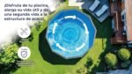 Piscina Elevata Redonda Aspecto Madera 300 x 120 cm - immagine 4