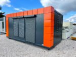 Contenedores Ejido Ufficio Contenitore 6x3 m Facciata Vetrata Grigio Rosa - immagine 2