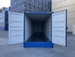 Contenedores Ejido Contenitore Marittimo 40’ Open Side Blu Lato Aperto - immagine 4