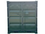 Container 8 Piedi Nuovo RAL 6007 Verde Acciaio Grecato - immagine 3
