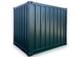 Container 8 Piedi Nuovo RAL 6007 Verde Acciaio Grecato - immagine 6