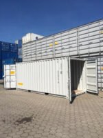 Contenedores Ejido Contenitore Marittimo 20 Piedi Doppia Porta Bianco - immagine 3
