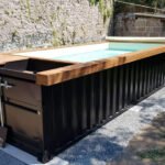 Contenedores Ejido Piscina Contenitore Modulare 20 Pies Nero