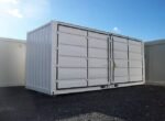 Contenedores Ejido Contenitore Marittimo 15 FT Open Side Bianco Acciaio Inox