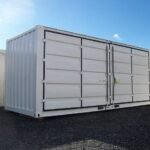 Contenedores Ejido Contenitore Marittimo 15 FT Open Side Bianco Acciaio Inox