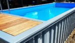 Contenedores Ejido Piscina Contenitore 20 Pies Semi-Enterrata Plateato - immagine 2