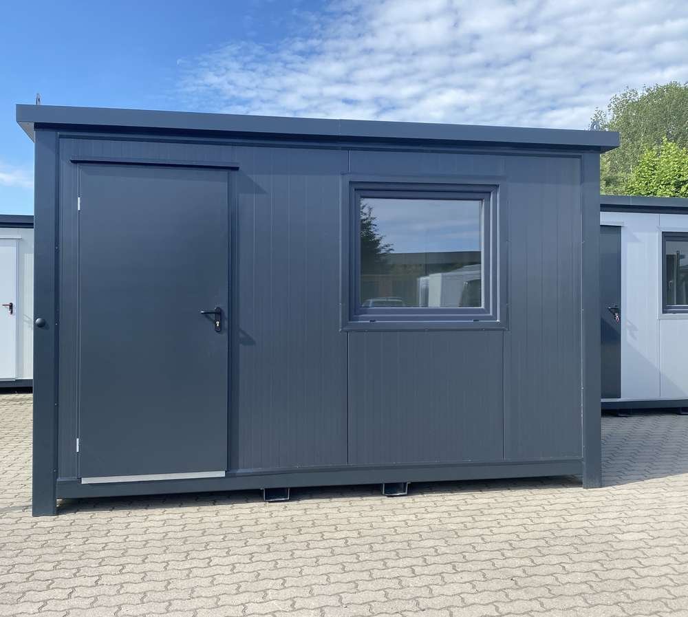 IMG0289437.jpg Contenedores Ejido Contenedor Ufficio Modulare Prefabricato 4,00×2,20 m Grigio - immagine 1