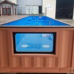 Contenedores Ejido SP02 Piscina Modulare 11,8 m Fibra Vetro Rosa