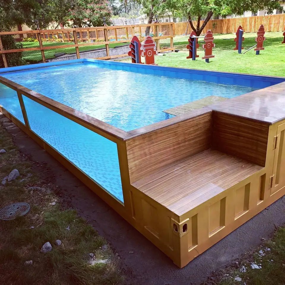 IMG_1460.jpg Piscina Exterior Prefabricada De Contenedor De Envío De 20 Pies - immagine 1