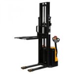 Contenedores Ejido SL Apilatore Elettrico 1000 kg Elevazione 3000 mm Giallo