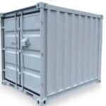 Container 8 Piedi Nuovo Ral 7035 Acciaio Grecato