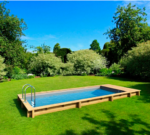 Contenedores Ejido Piscina Box Compatta Dorado Metal e Legno Rettangolare - immagine 4