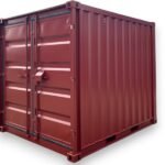 Container 10 piedi Nuovo Ral 3009 Acciaio Grecato